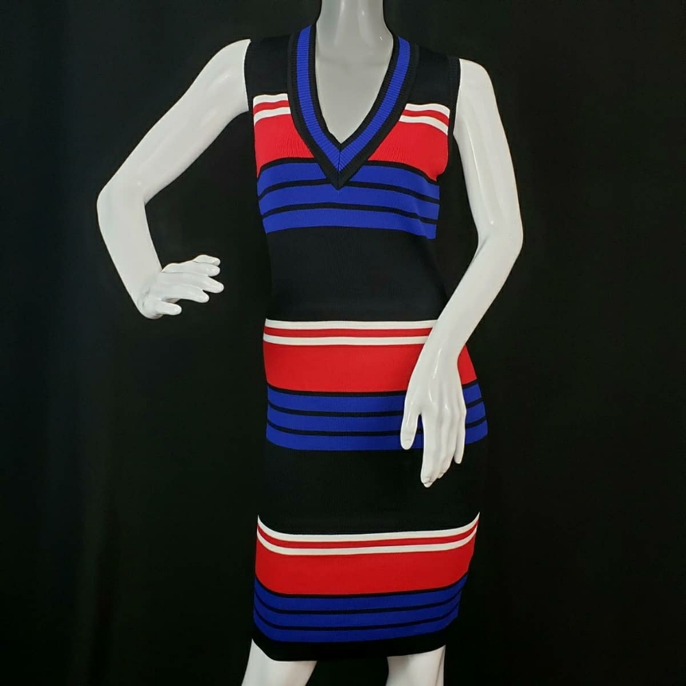 🆕️ 🔵 CODIGO Knit Stripe Dress // (NWOT)